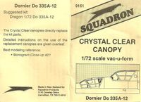 Dornier Do 335 A-12 Canopy