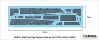 WWII German Sturmtiger Zimmerit Coating Decal Set (For RFM) - Image 1