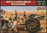 Obice da 75/18 Mod35 Howitzer & Italian Crew