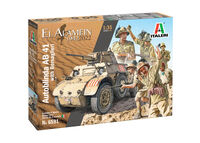 Autoblinda AB 41 with Bersaglieri El Alamein