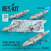 Triple ejector rack A/ A37B-6 TER-7 5 pcs  A-4, A-6, A-7, F-4, S-3, F-8, F-84F, F-100, F-105, F-15, A-1, A-10