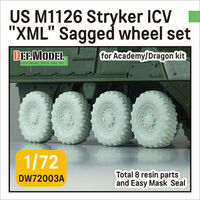 US M1126 Stryker ICV "XML" - Sagged Wheel Set (For Academy/Dragon)