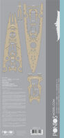 German Battleship Tirpitz Wooden Deck Set Type R (for Revell) - Image 1