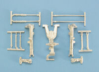 Sepecat Jaguar - Landing Gear (designed to be used with Kitty Hawk Model kits) - Image 1