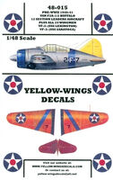 Brewster F2A-1/2 Buffalo 12 Section Leaders aircraft and all 24 wingmen from VF-2 and VF-3 - Image 1