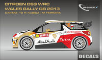 Citroen DS3 WRC Kubica - Wales Rally GB 2013 (Conversion for Heller 80758) - Image 1