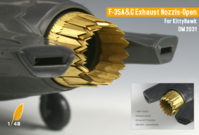 Exhaust nozzles for F-35A/C (KITTYHAWK)