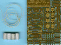 Single Depth Charge & Chute Set - for Airfix Vosper Motor Torpedo Boat/MTB kits - Image 1
