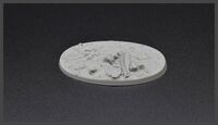 Rocky Fields Resin Bases Oval 75mm (x3)