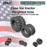 Case Vai tractor, weighted