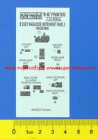 Martin B-26 B/C Marauder 3D Full colour Instrument Panels (for Hasegawa and Hobby 2000 kits) - Image 1