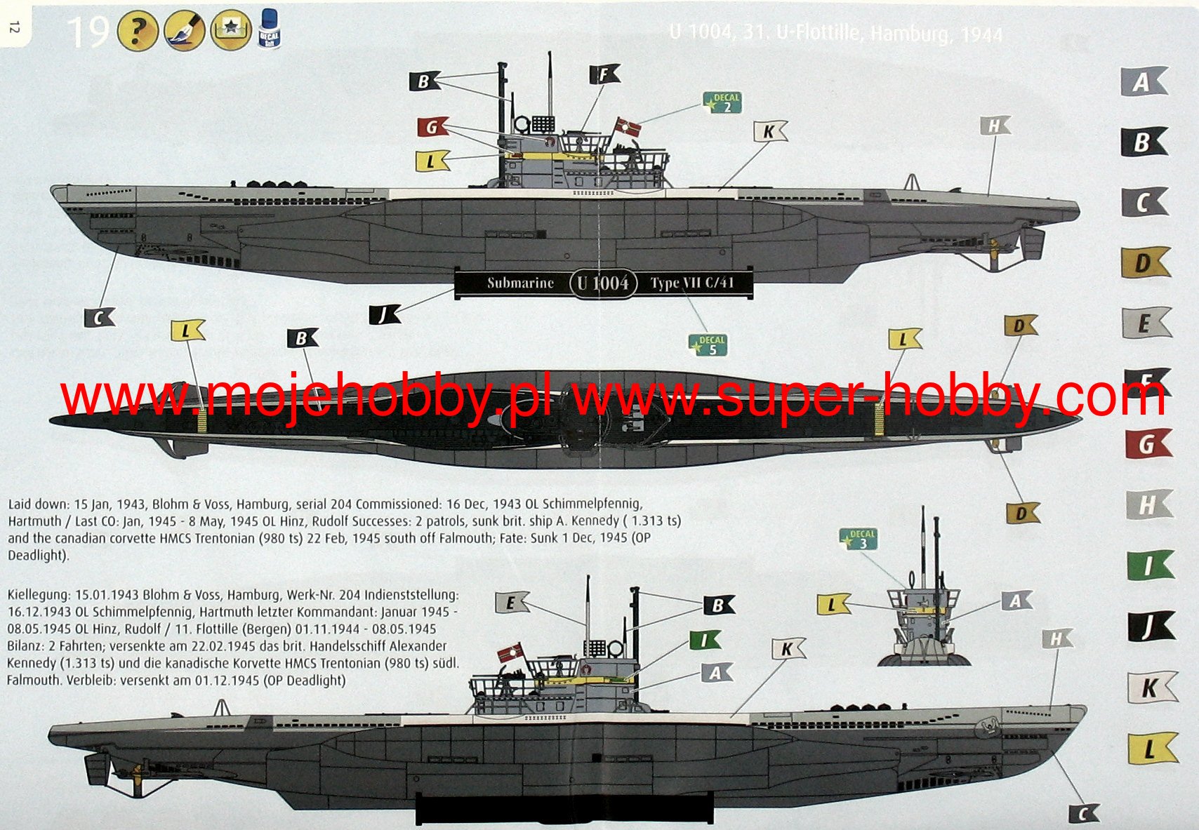UBoot Typ VII C/41 Revell 05154