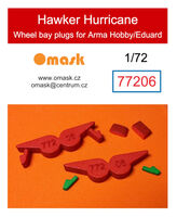 Hawker Hurricane Wheel Bay Plugs (for Eduard / Arma Hobby kits) - Image 1