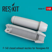 F-14 (D) closed exhaust nozzles for Hasegawa Kit