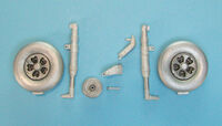 Supermarine Spitfire Mk.II / Mk.Vb / Mk.VI - Landing Gear (designed to be used with Hasegawa kits) - Image 1