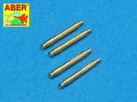 Set of 4 German barrel tips for 13 mm MG 131 aircraft machine gun