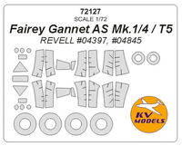 Fairey Gannet AS Mk.1/4 / T5 (REVELL) + wheels masks - Image 1