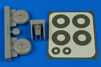 Wellington wheels & paint masks (early) AIRFIX - Image 1