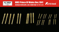 HMS Prince of Wales December 1941 metal guns (for Flyhawk FH1117) - Image 1