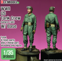 WW2 US Tank crew sahara 1943 w/ base