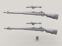 M1D Sniper Garand set