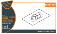 I-16 Vacuum Formed Canopy (Early Version) For Clear Prop Kits - Image 1