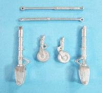 Macchi C.205 Veltro - Landing Gear (designed to be used with Hasegawa and Italeri kits) - Image 1