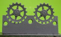 Sprockets for Pz.V Panther, 17 tooth type 3 (8 per set) - Image 1