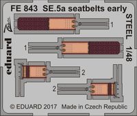 SE.5a seatbelts early STEEL   EDUARD - Image 1