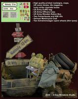 Schwimmwagen Accessories Set, Ardennes 1944 (Designed for Tamiya Kit)