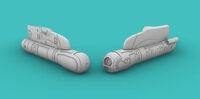 DAMOCLES targeting pod for Rafale - 2 pcs (for Revell and Trumepter kits) - Image 1