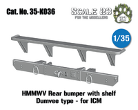 HMMWV zderzak tylny z pk typu Dumvee dla ICM - 1 kpl - Image 1