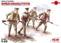 British Infantry (1914), (4 figures)