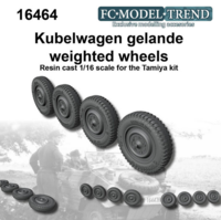 Kubelwagen weighted wheels - Image 1