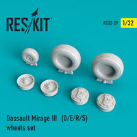 Mirage III (D/E/R/S) wheels set - Image 1