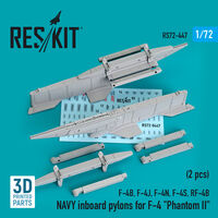 NAVY Inboard Pylons For F-4 Phantom II (2 pcs) (F-4B, F-4J, F-4N, F-4S, RF-4B) - Image 1