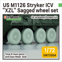 US M1126 Stryker ICV "XZL" - Sagged Wheel Set (For Academy/Dragon)